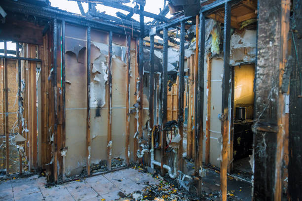Professional Fire Board Up technician working in Edgewater, FL